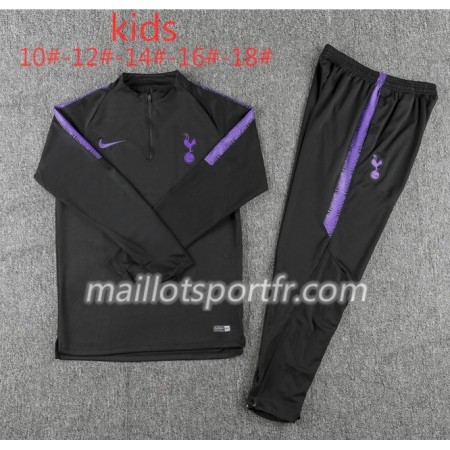 Tottenham Hotspur Enfant Ensemble Sweat d'entrainement Noir 2018/19